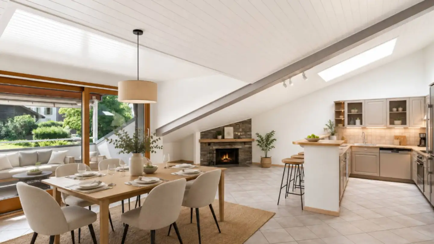 Attic flat for sale - 1802 Corseaux