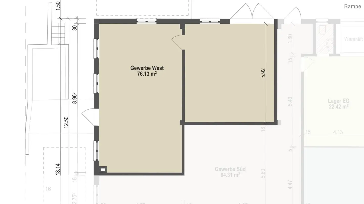 Commercial for rent - Huobstrasse 4, 6045 Meggen - Photo 2