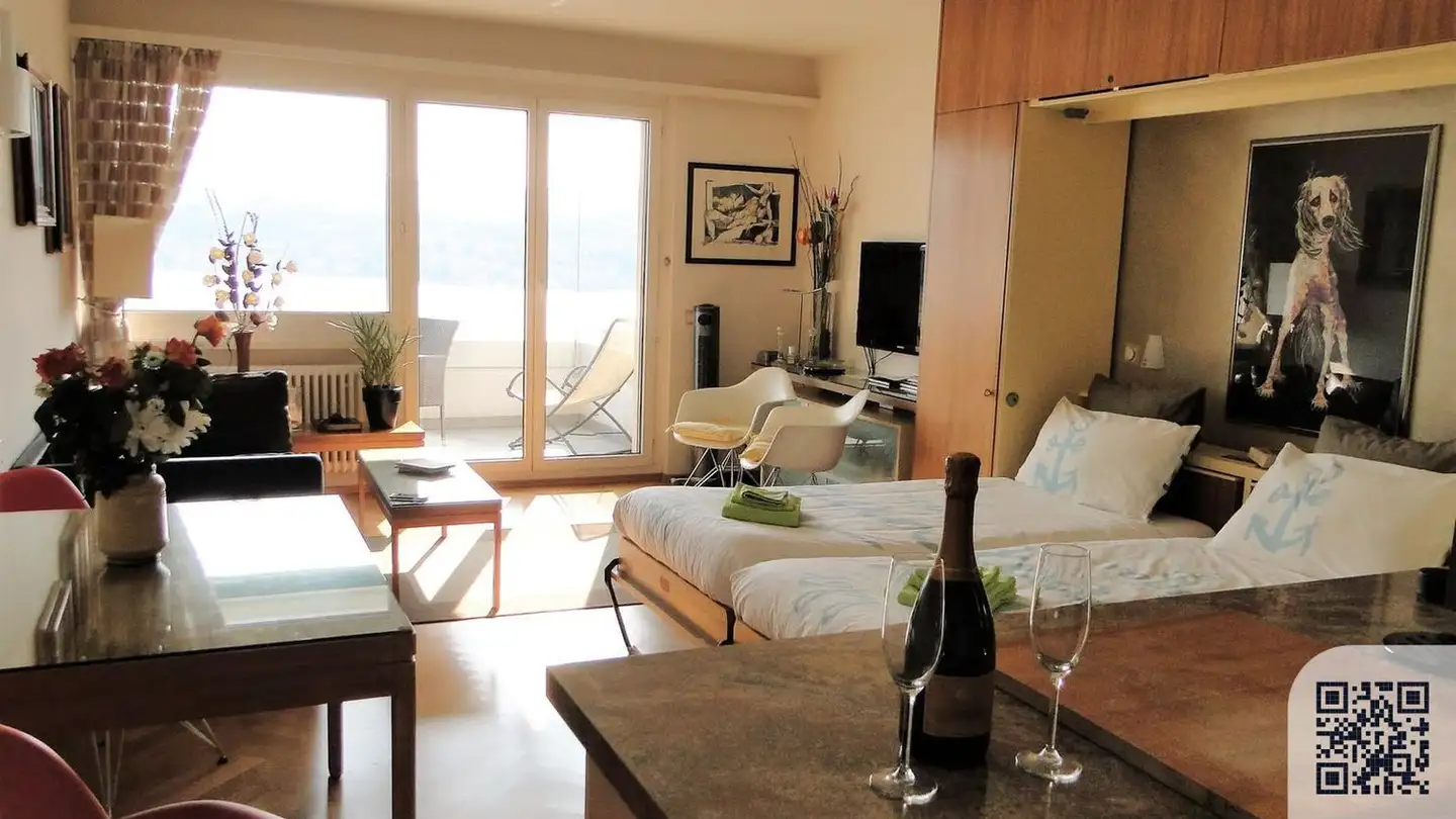 Appartement meublé à louer - Via San Giorgio 9a, 6976 Castagnola - Photo 2