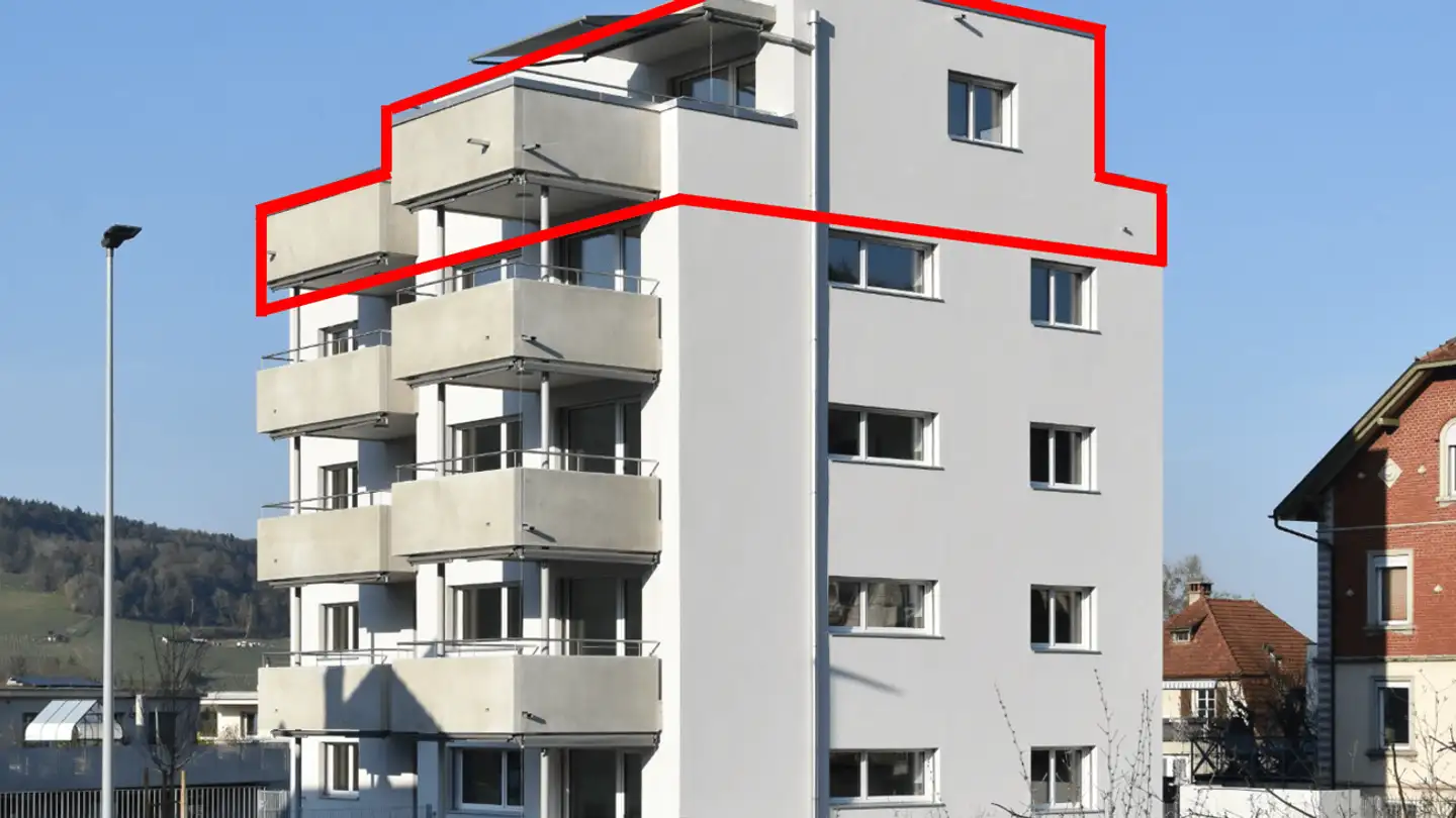 Penthouse for rent - Bahnhofstrasse 13, 8422 Pfungen