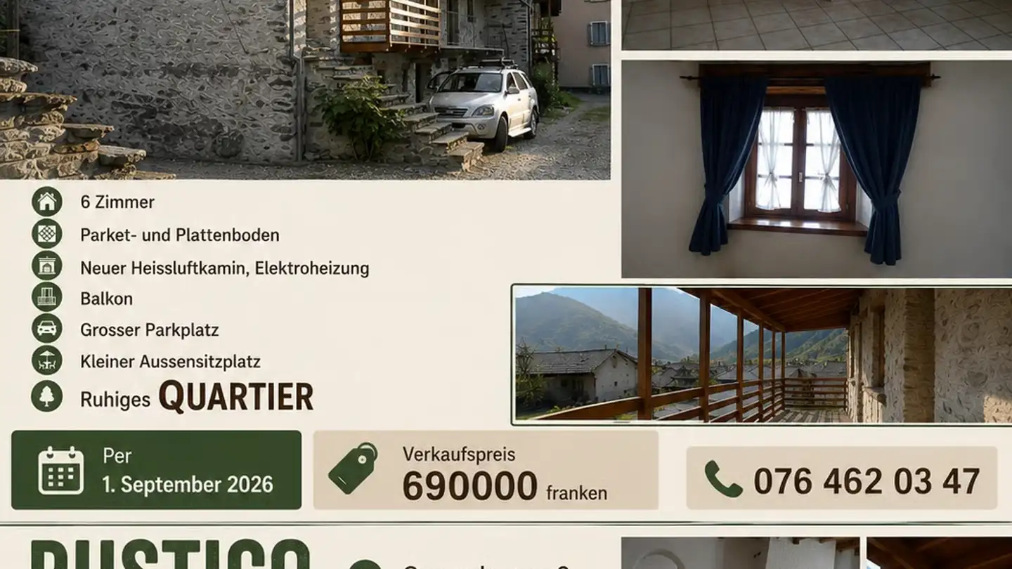 Single house for rent - Caraa De Neer 3, 6535 Roveredo GR