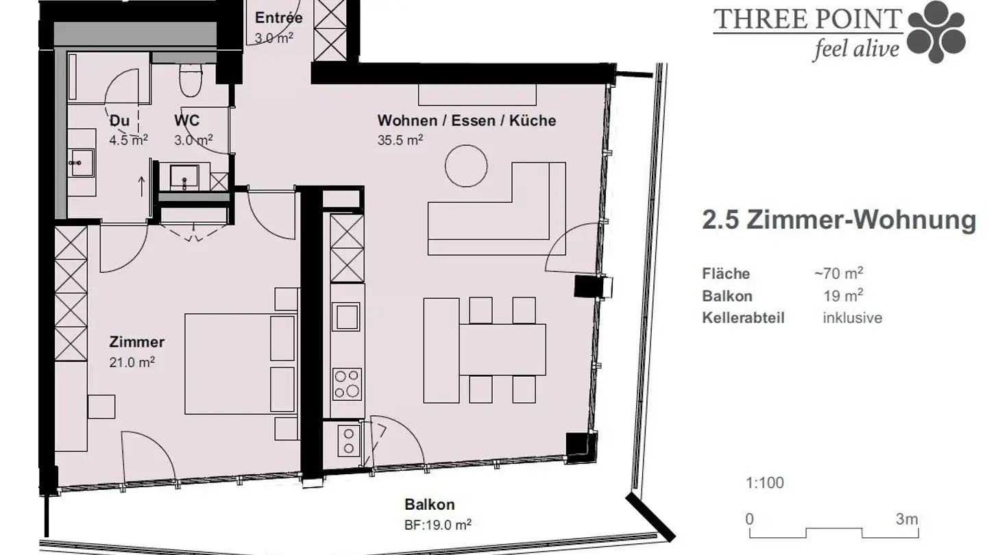 Appartamento in affitto - Sonnentalstrasse 17, 8600 Dübendorf - Foto 3