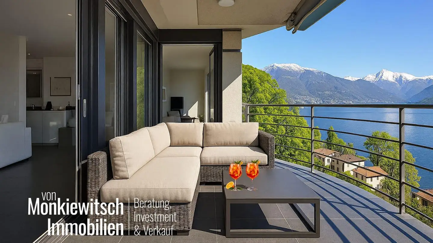 Attico in vendita - Via Mozzana 1, 6614 Brissago