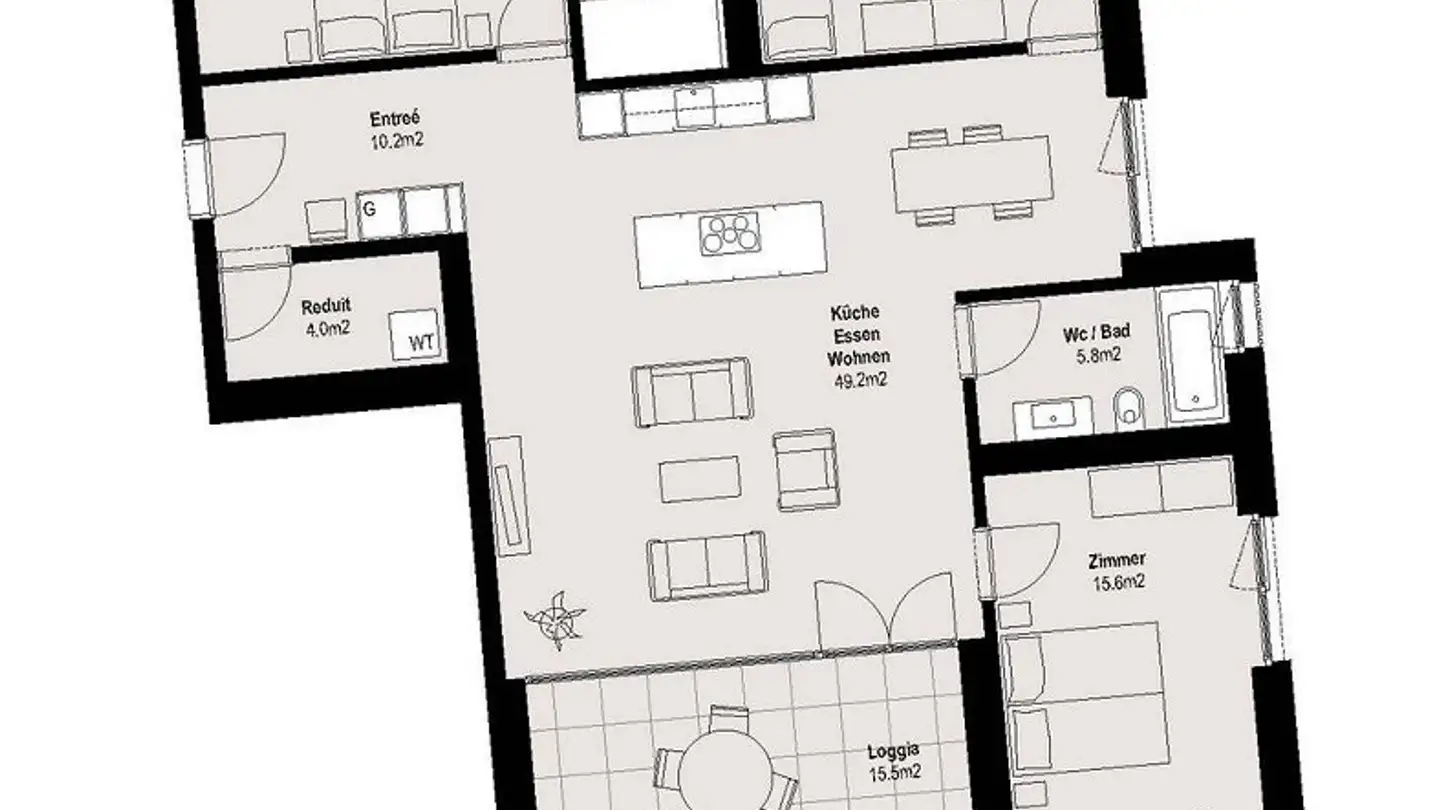 Apartment for rent - Ahornstrasse 29, 6314 Unterägeri - Photo 2