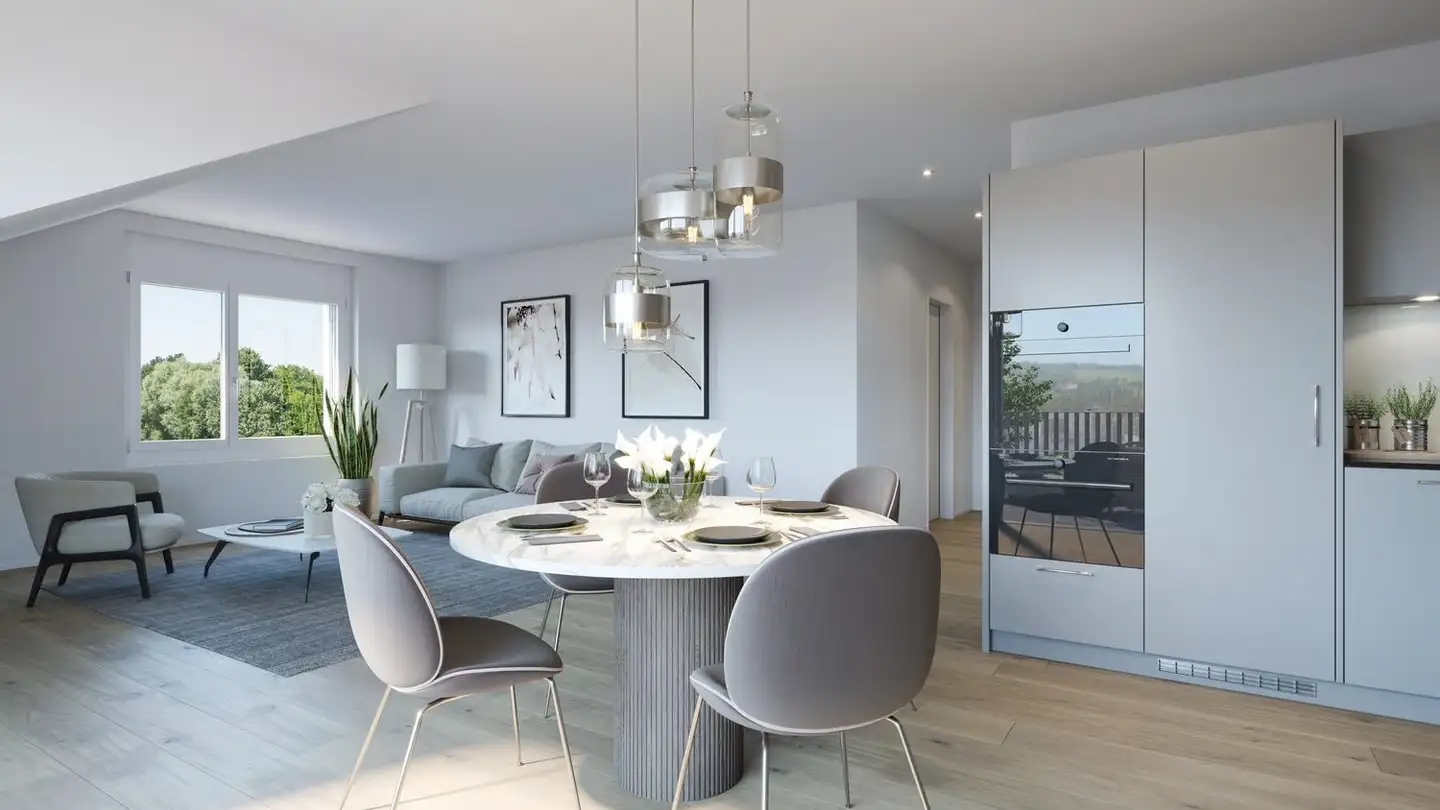 Dachgeschosswohnung kaufen - Heumoosweg 7, 5622 Waltenschwil - Foto 2