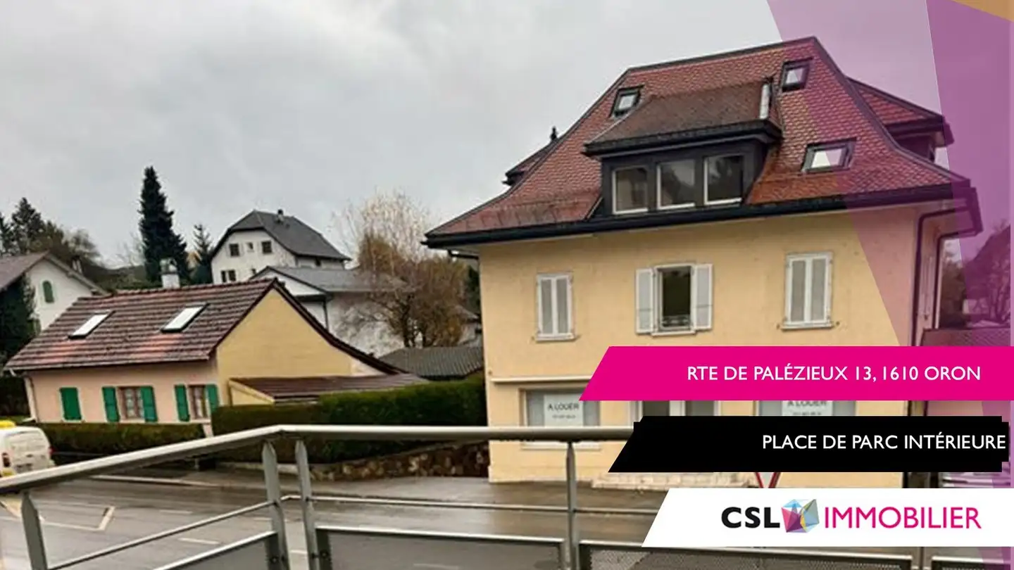 Underground parking space for rent - Route De Palézieux 13, 1610 Oron-la-Ville