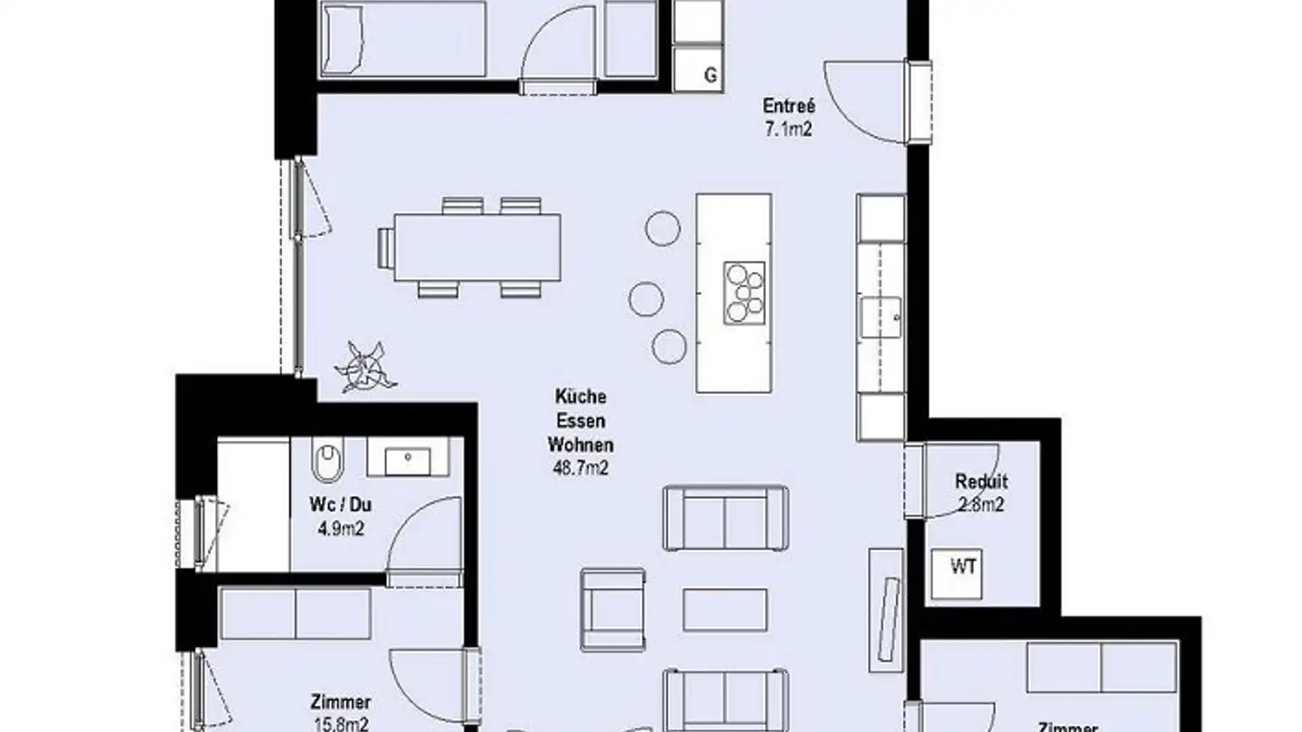 Apartment for rent - Ahornstrasse 35, 6314 Unterägeri - Photo 2