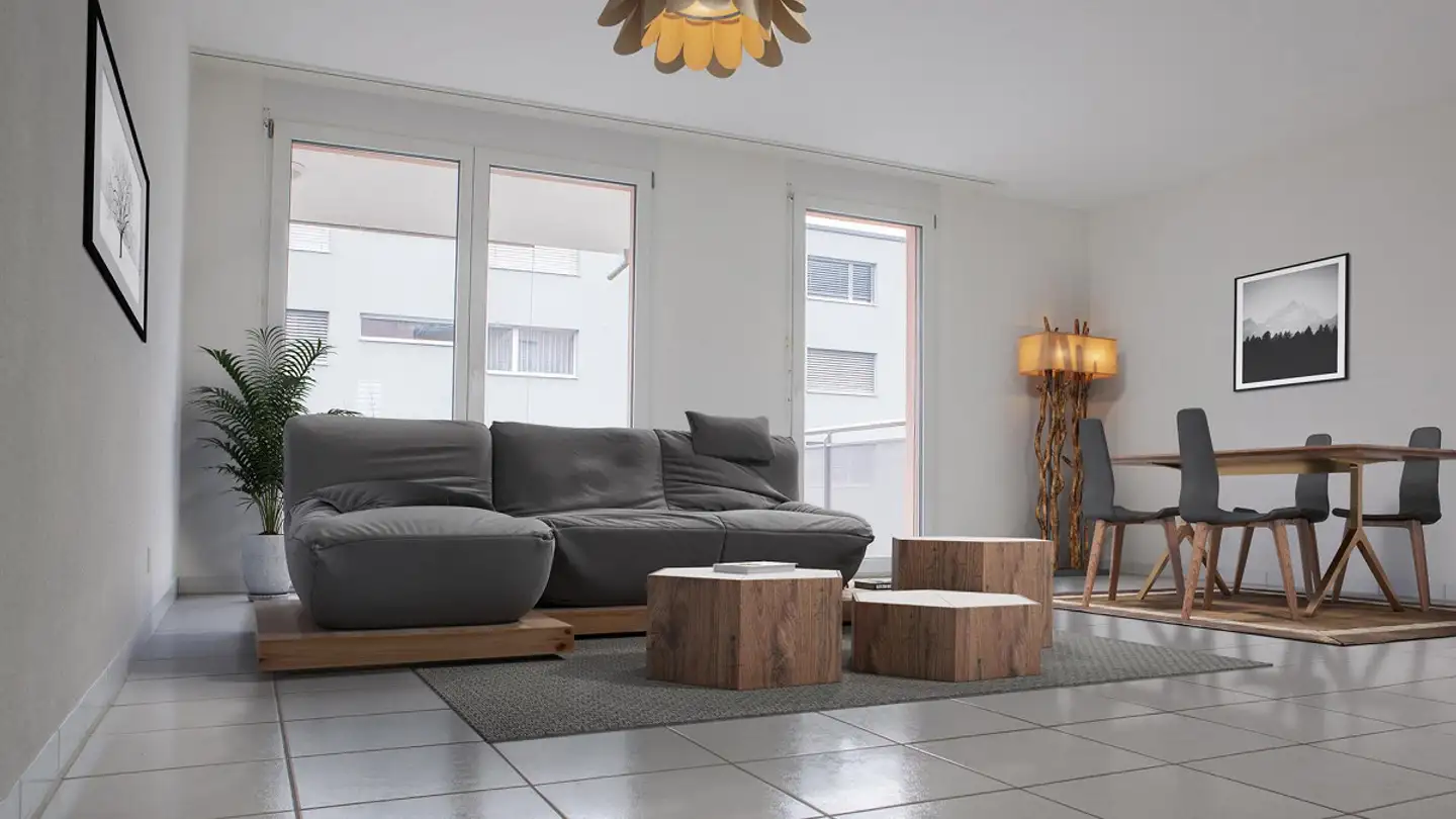 Apartment for rent - Rue Du Moulin 38, 1630 Bulle - Photo 2