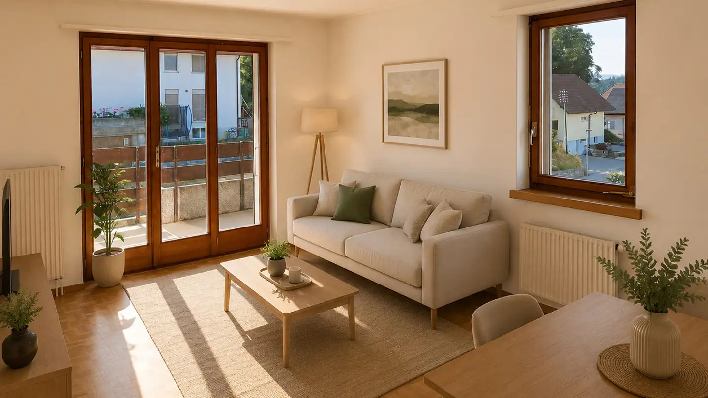 Apartment for rent - Burgbühl, 1713 St. Antoni - Photo 2