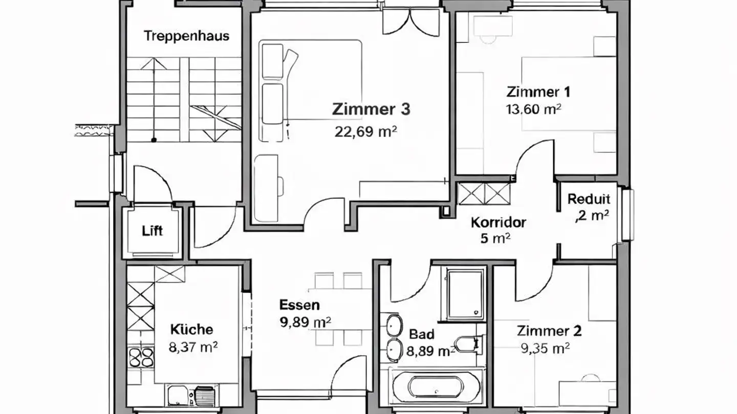 Single room for rent - Schachenweidstrasse 36, 6030 Ebikon - Photo 2