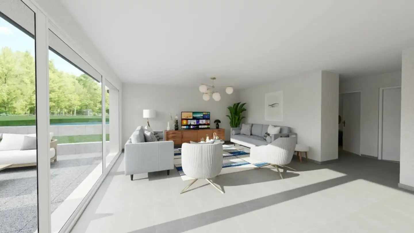 Appartement en terrasse à vendre - Chemin Du Canal 55, 1468 Cheyres - Photo 2