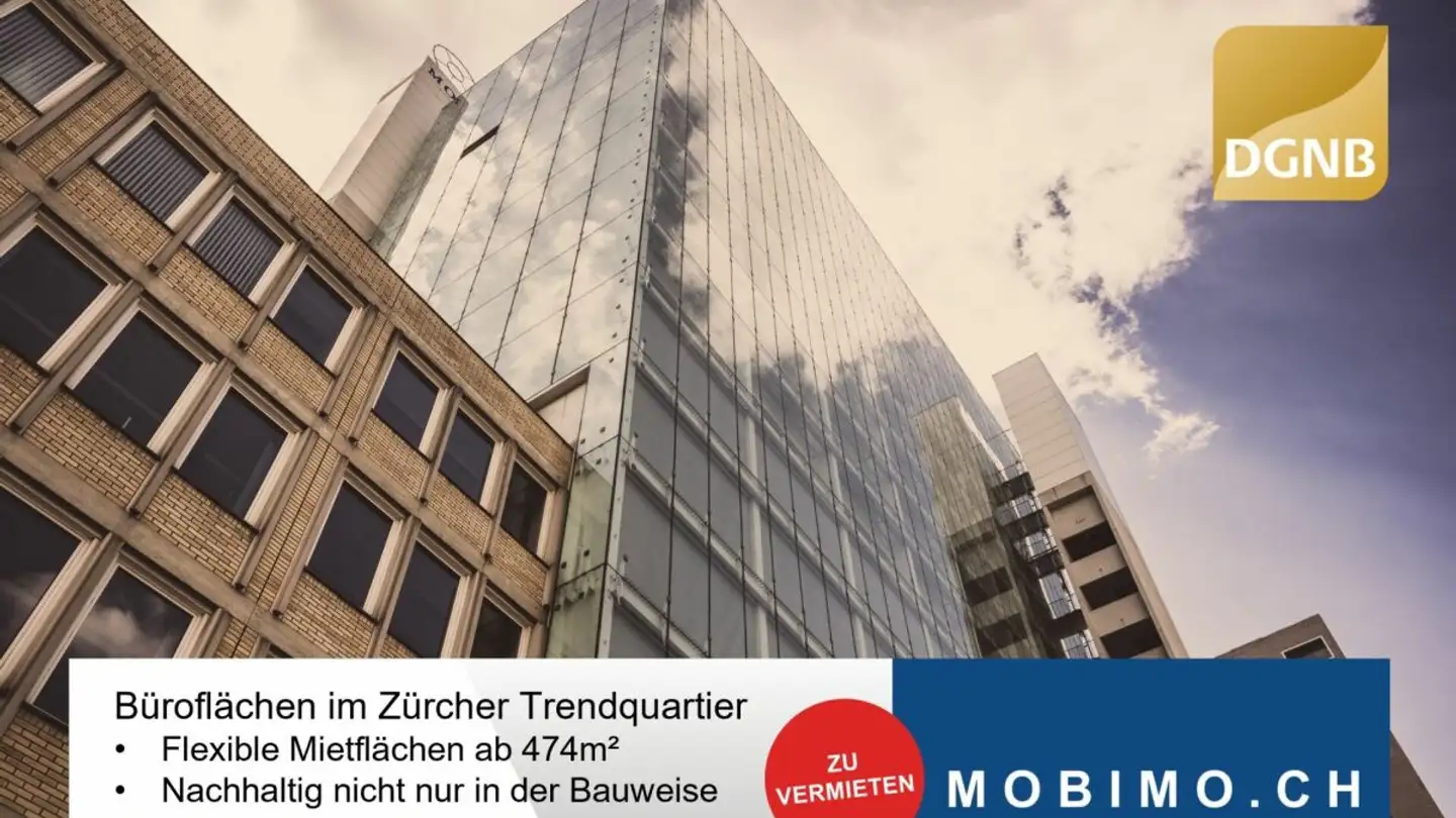 Bureau à louer - Hardturmstrasse 3, 8005 Zürich