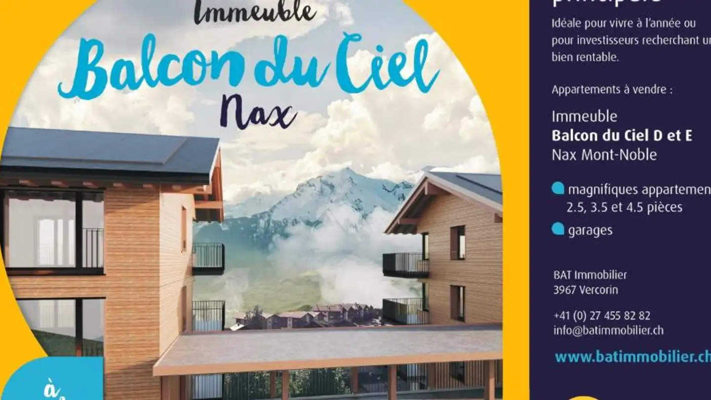Appartement à vendre - La Barma, 1973 Nax