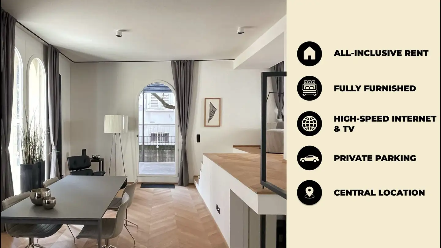 Appartement meublé à louer - 8006 Zürich