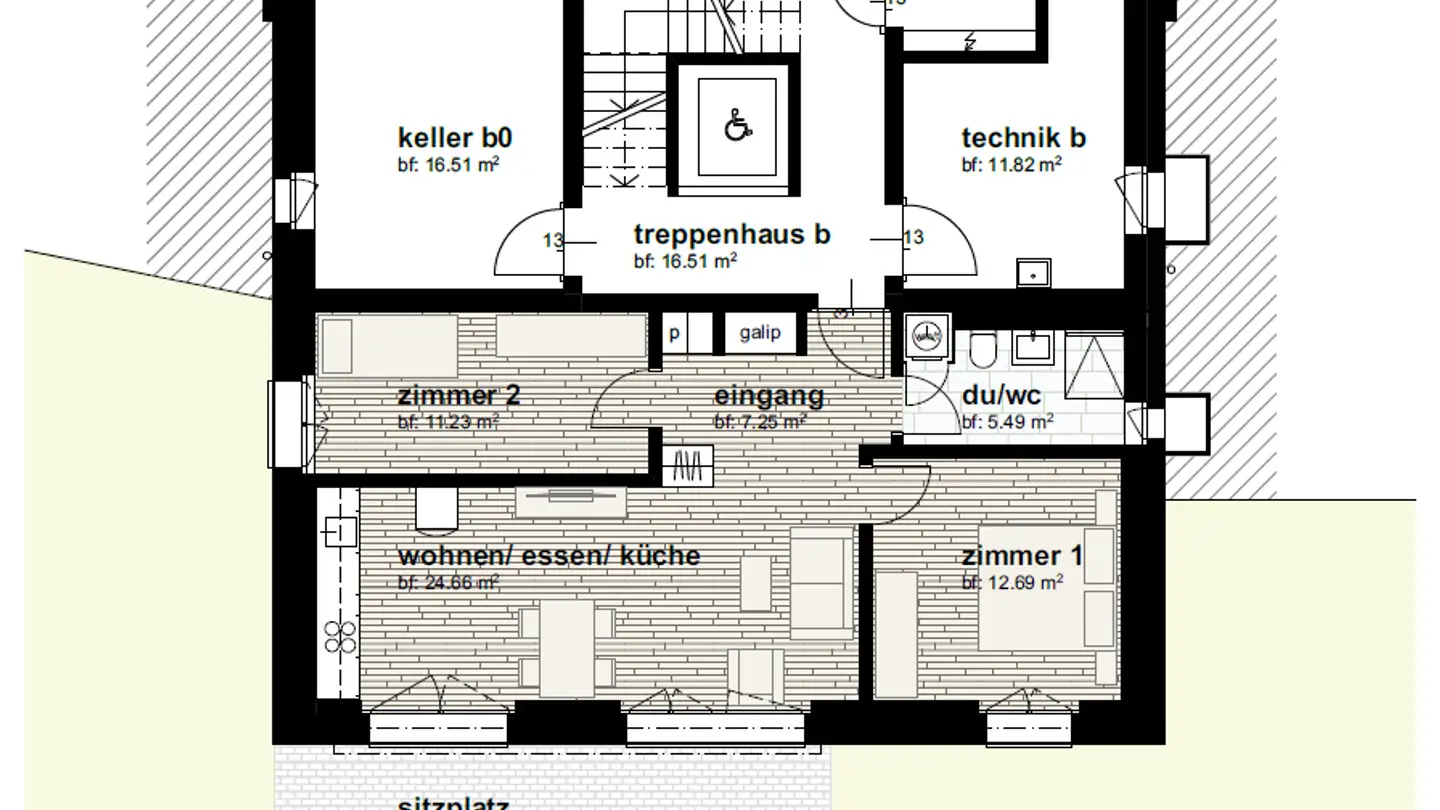Appartamento in affitto - Bahnhofstrasse 19, 8722 Kaltbrunn