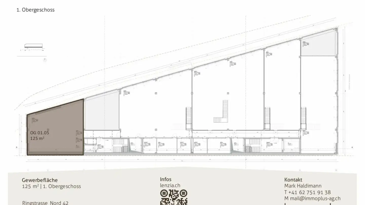 Commerciale in affitto - Ringstrasse Nord 42, 5600 Lenzburg - Foto 2