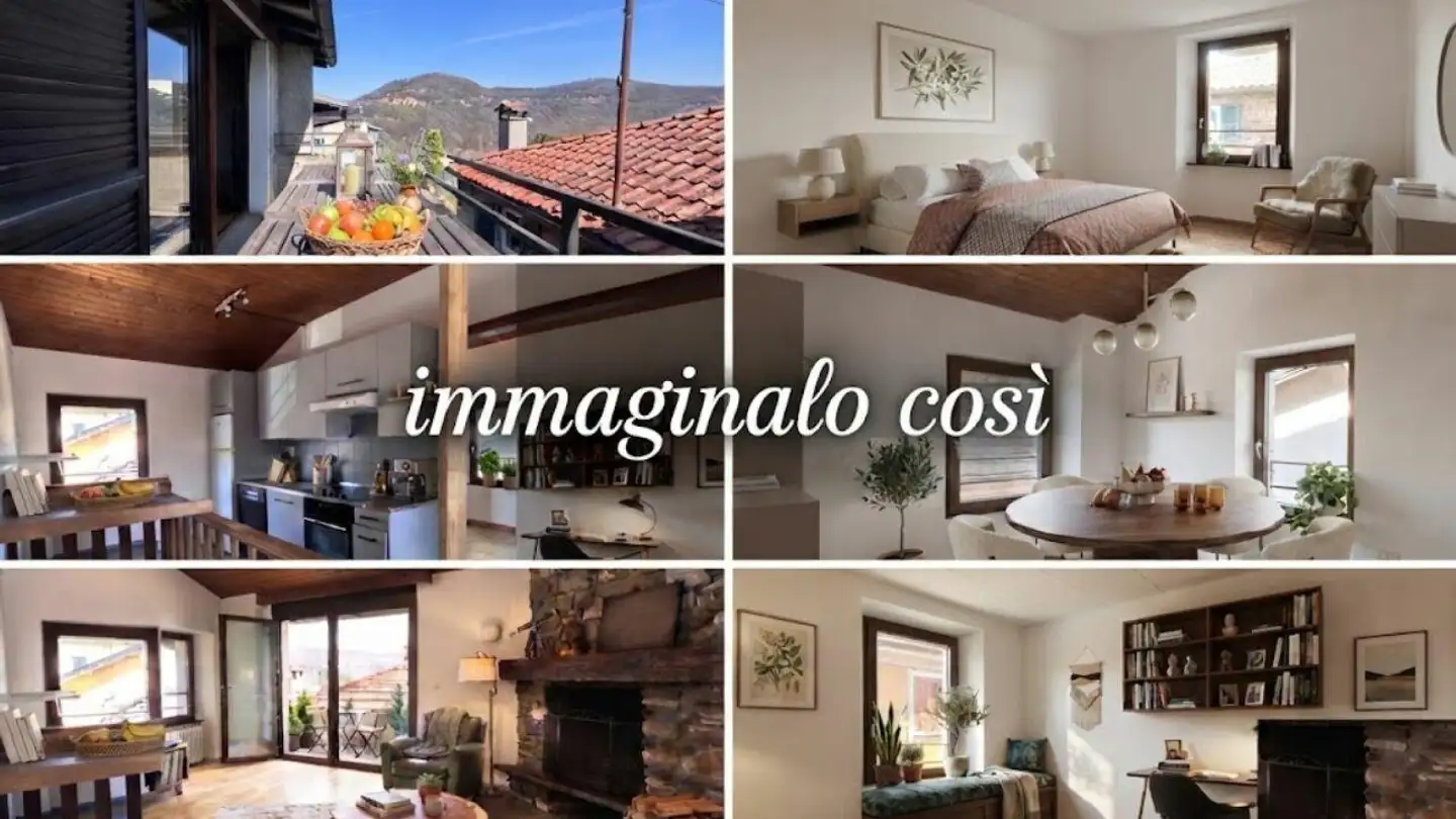 Semi-detached house for rent - Piazza Francesco Ferrer 8, 6986 Novaggio - Photo 2