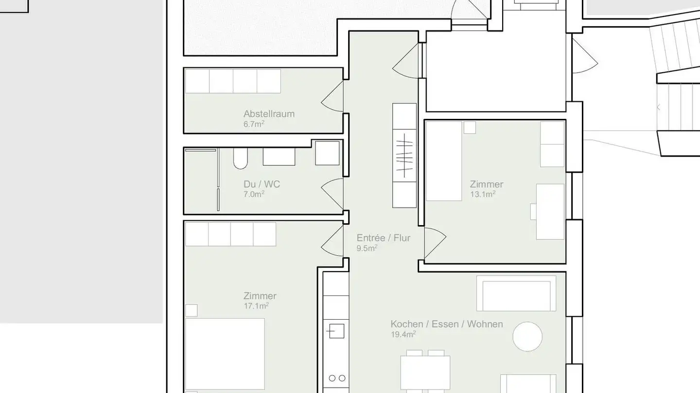 Appartamento in affitto - Fischerbielstrasse 32, 3938 Ausserberg - Foto 3