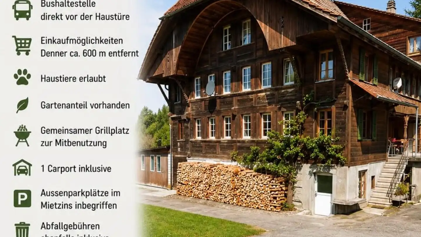 Wohnung mieten - Schärischachen 1, 3555 Trubschachen - Foto 3