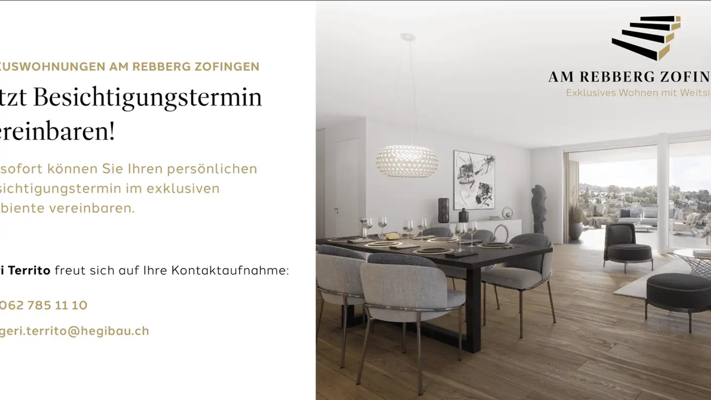 Wohnung kaufen - Obere Rebbergstrasse 26c, 4800 Zofingen - Foto 2