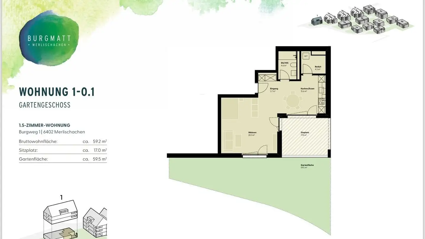 Appartement à louer - 6402 Merlischachen - Photo 4
