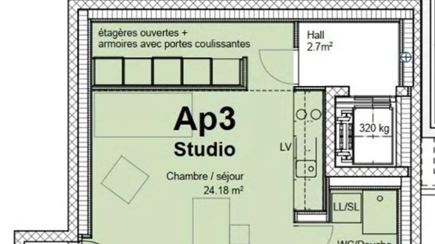 Appartamento in affitto - Route Du Fort-Saint-Jacques 24, 1700 Fribourg - Foto 2