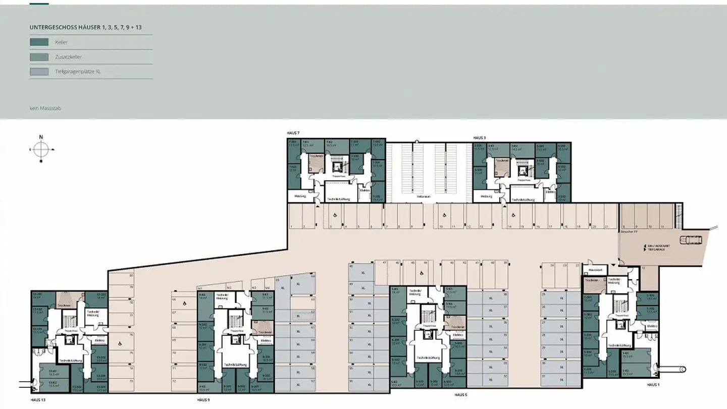 Parcheggio sotterraneo in vendita - Moosmatt 1, 6243 Egolzwil - Photo 2