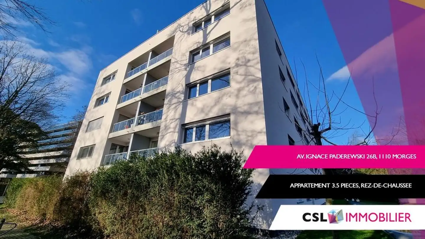 Wohnung mieten - Avenue Ignace Paderewski 26B, 1110 Morges