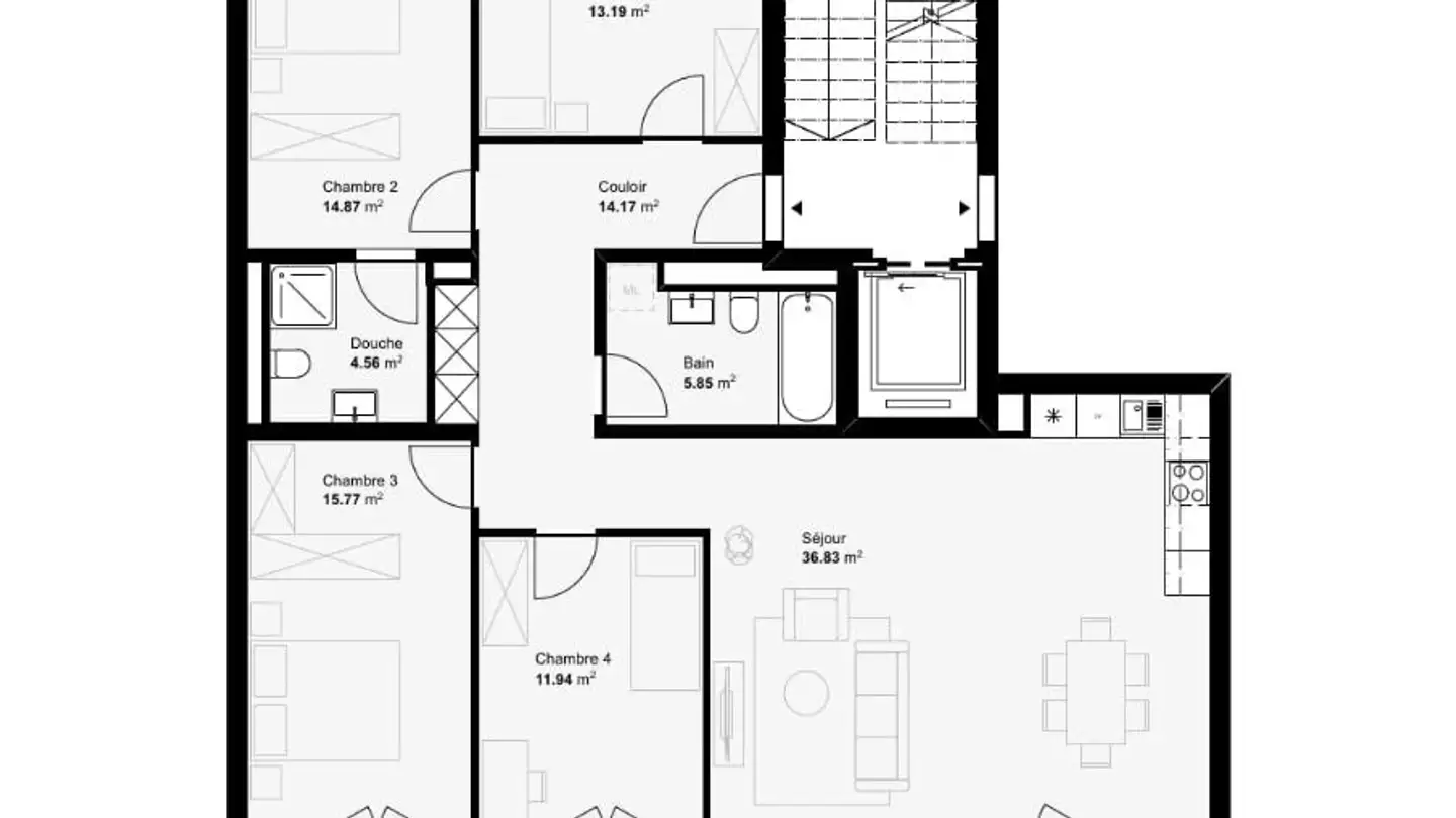 Appartement à vendre - Chemin des Argilles 30, 2088 Cressier NE - Photo 3