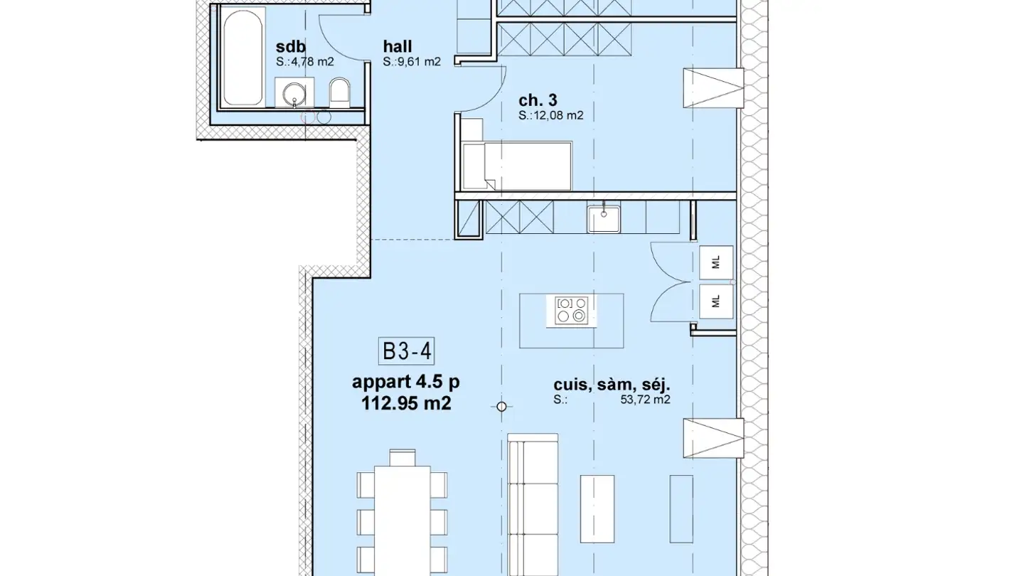 Attique à louer - Route De La Poya 4, 1726 Farvagny-le-Grand - Photo 2