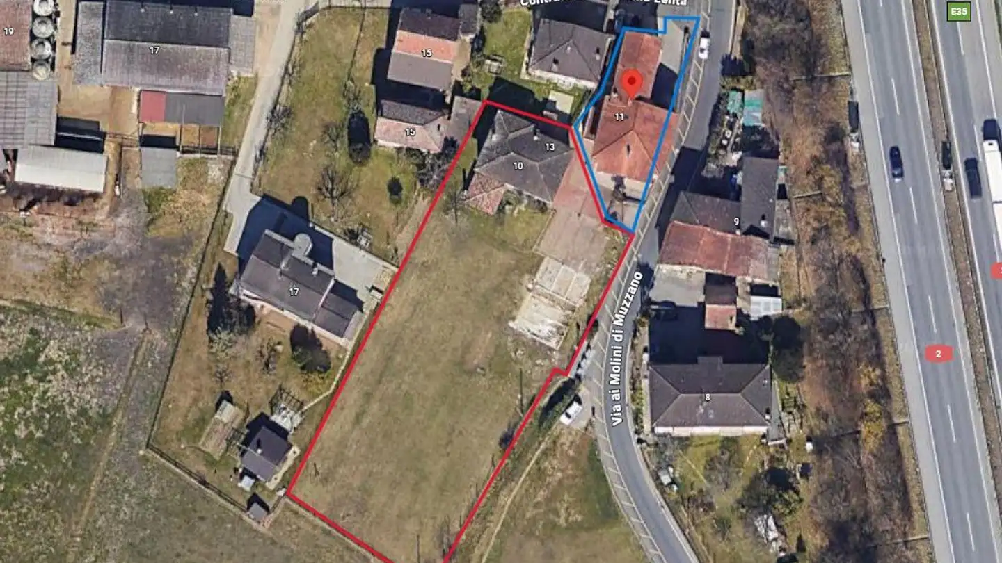 Terrain constructible à vendre - Via Ai Molini 11, 6933 Muzzano