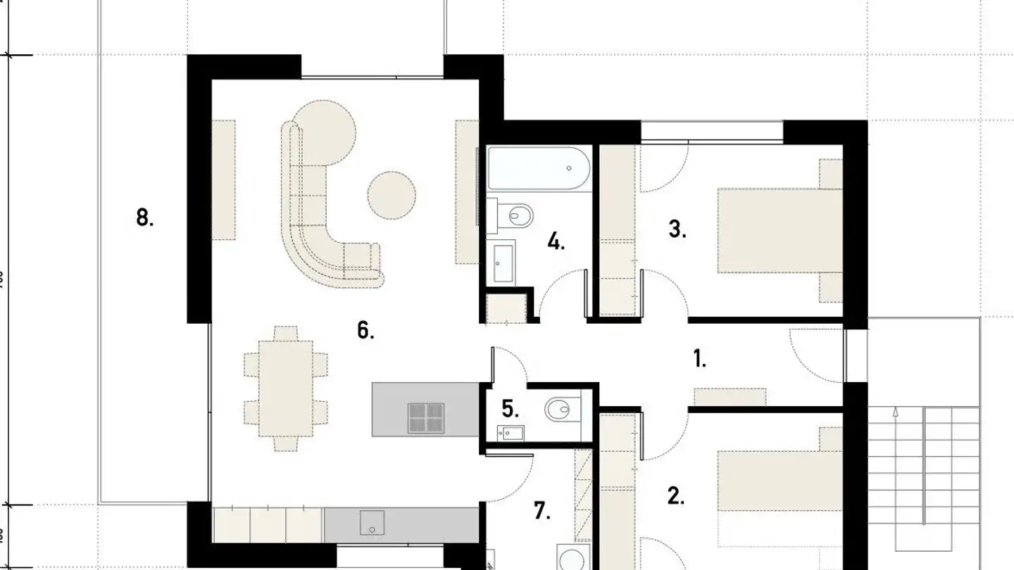 Apartment for rent - Route de l'Eglise, 3968 Veyras - Photo 4