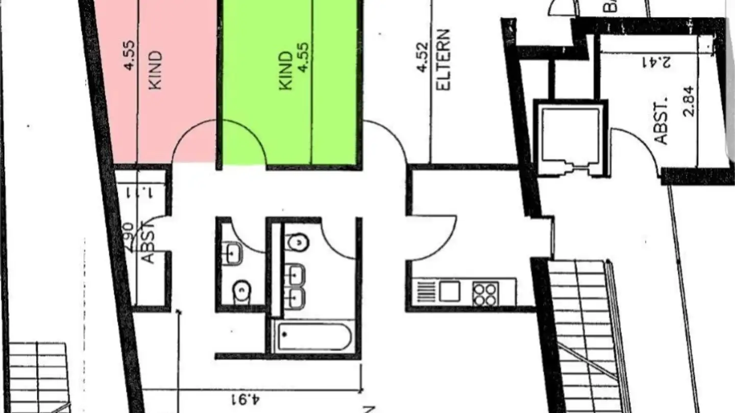 Chambre à louer - 5400 Baden - Photo 4