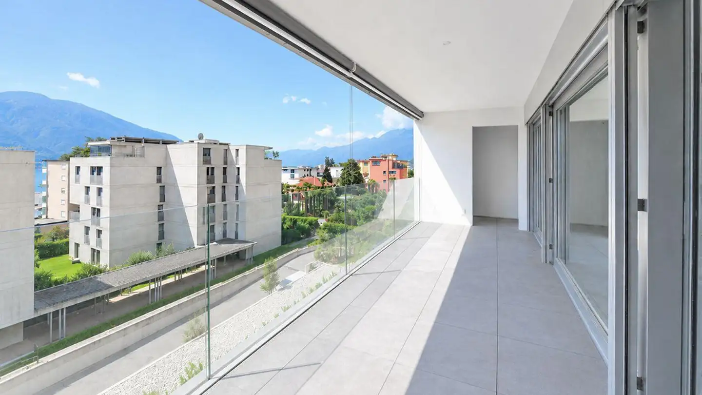 Appartement à louer - Via San Quirico 4, 6648 Minusio
