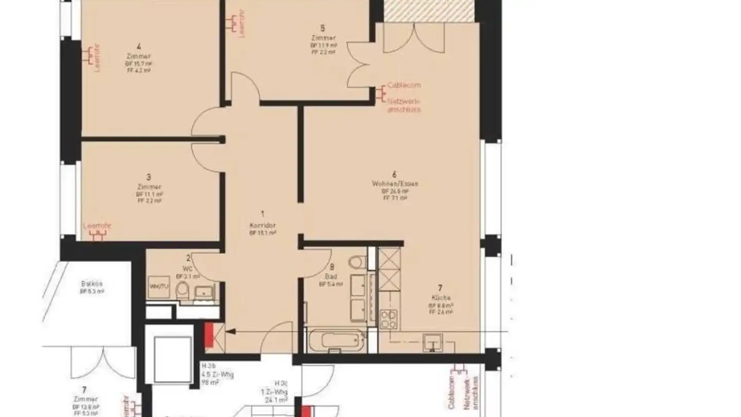 Chambre à louer - 8057 Zürich - Photo 3