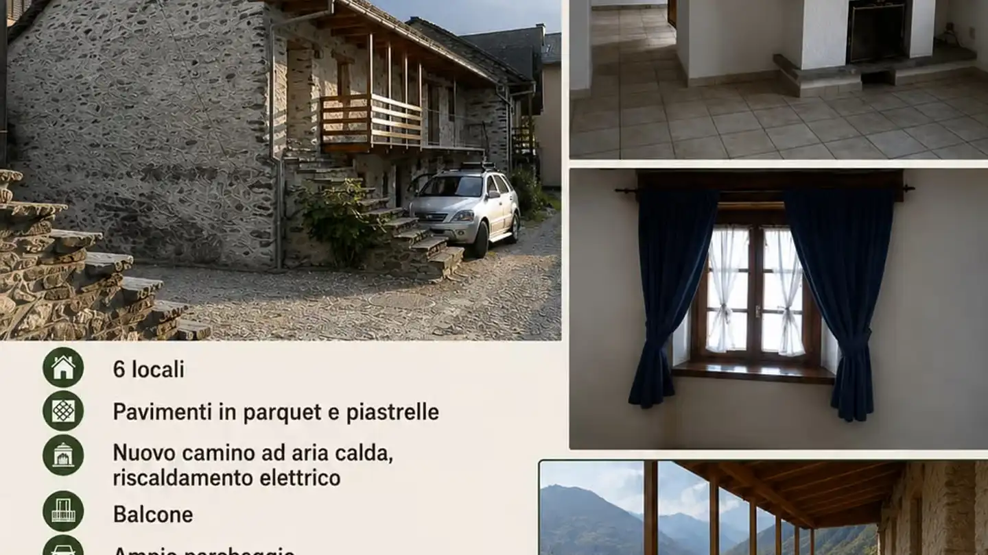 Casa singola in affitto - Caraa De Neer 3, 6535 Roveredo GR