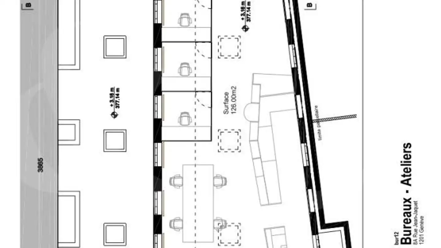 Commercial à louer - Rue Jean- Jaquet 8, 1201 Genève
