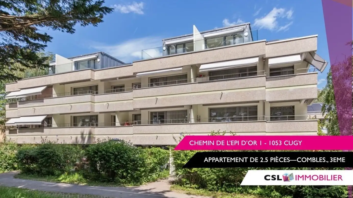 Appartement à louer - Chemin de l'Epi d'Or 1, 1053 Cugy VD