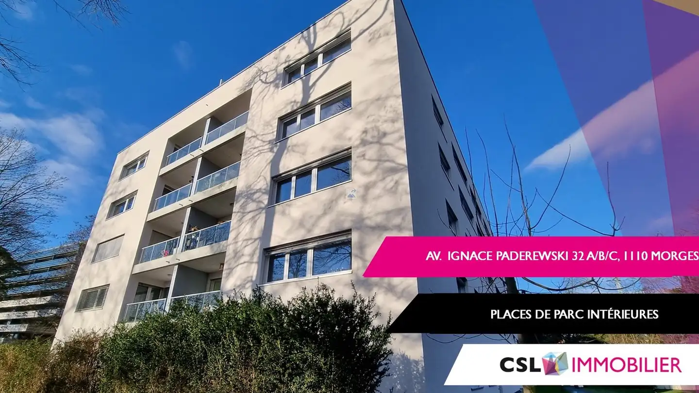 Underground parking space for rent - Avenue Ignace Paderewski 32, 1110 Morges