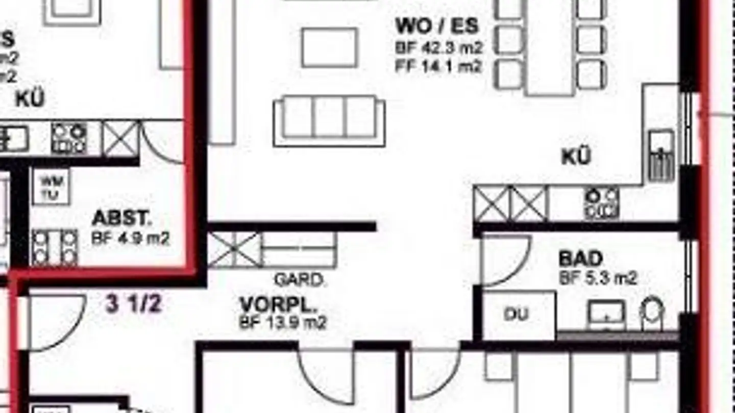 Appartement à louer - Hengertstrasse 4, 5426 Lengnau AG - Photo 2