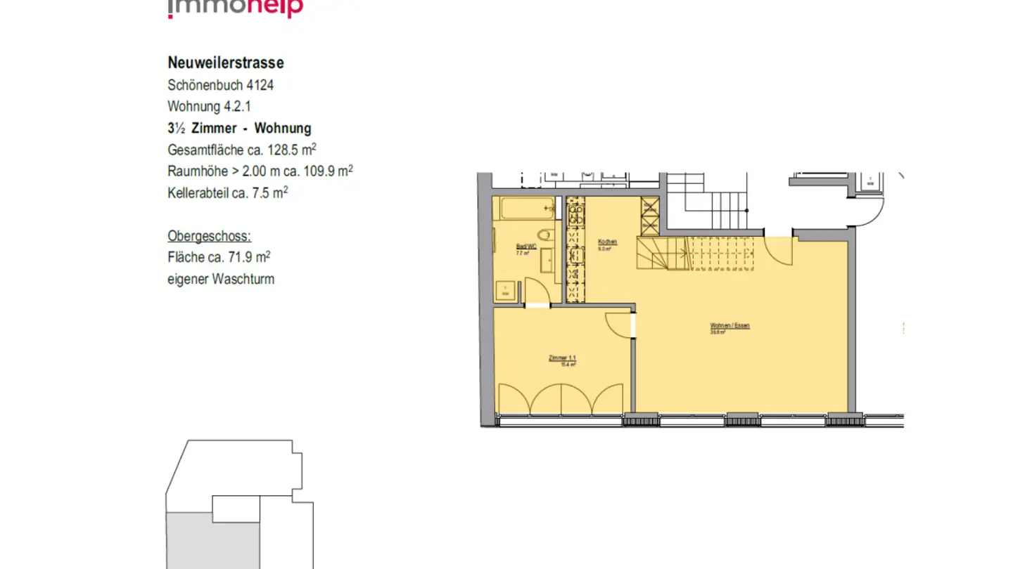 Duplex à louer - Neuweilerstrasse 1a, 4124 Schönenbuch - Photo 4