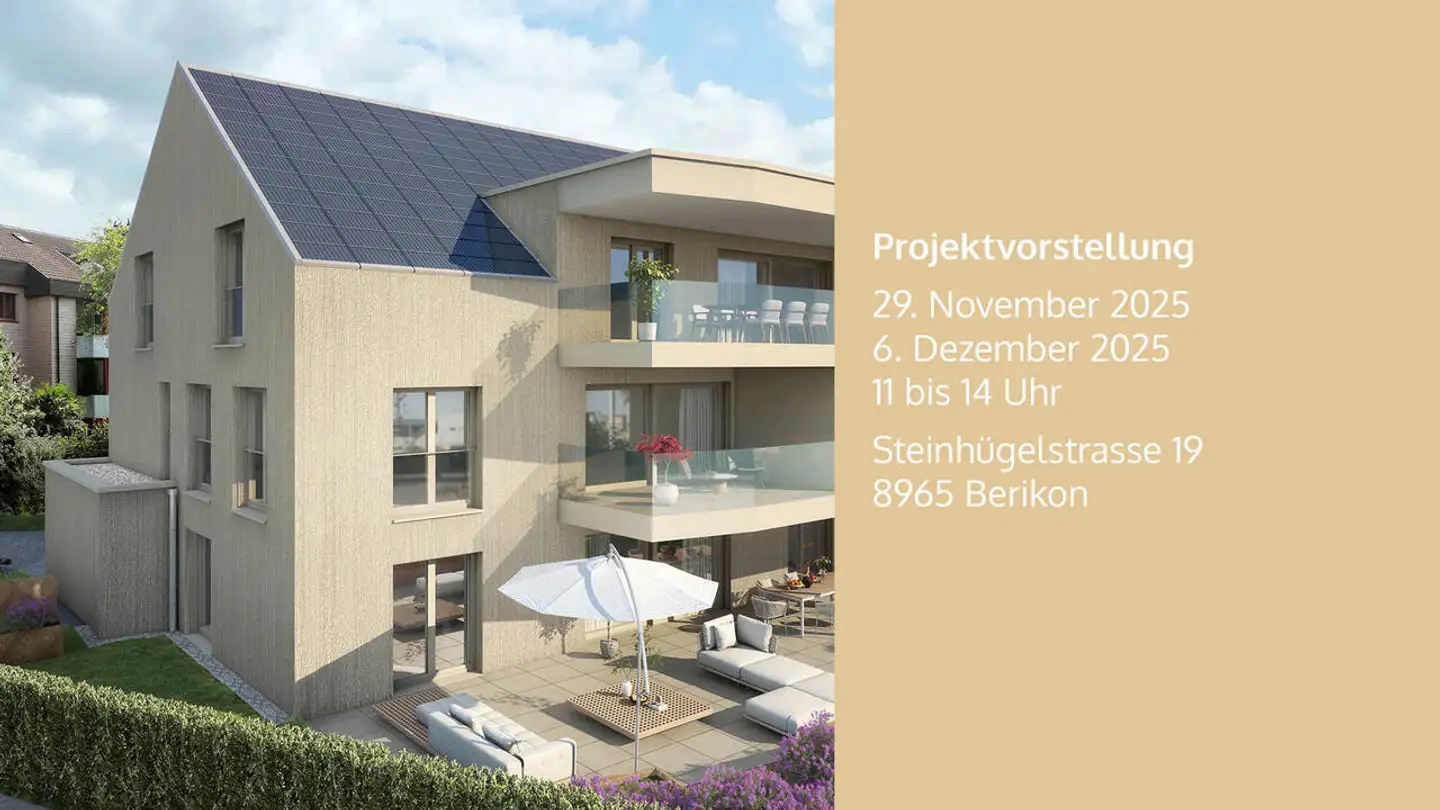Appartement à vendre - Steinhügelstrasse, 8965 Berikon