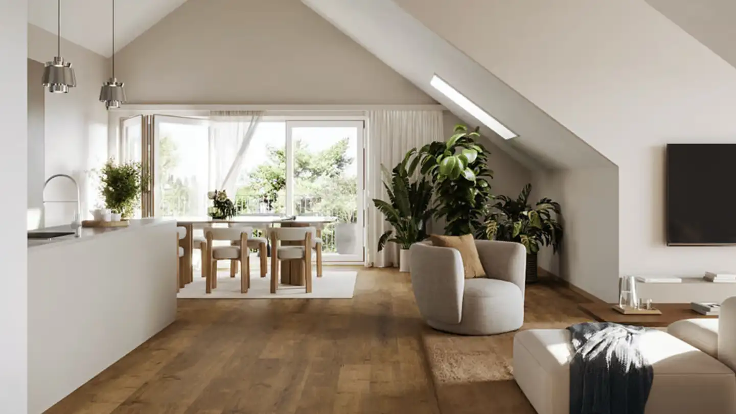 Attic flat for rent - Kirchgasse 11, 8264 Eschenz - Photo 2
