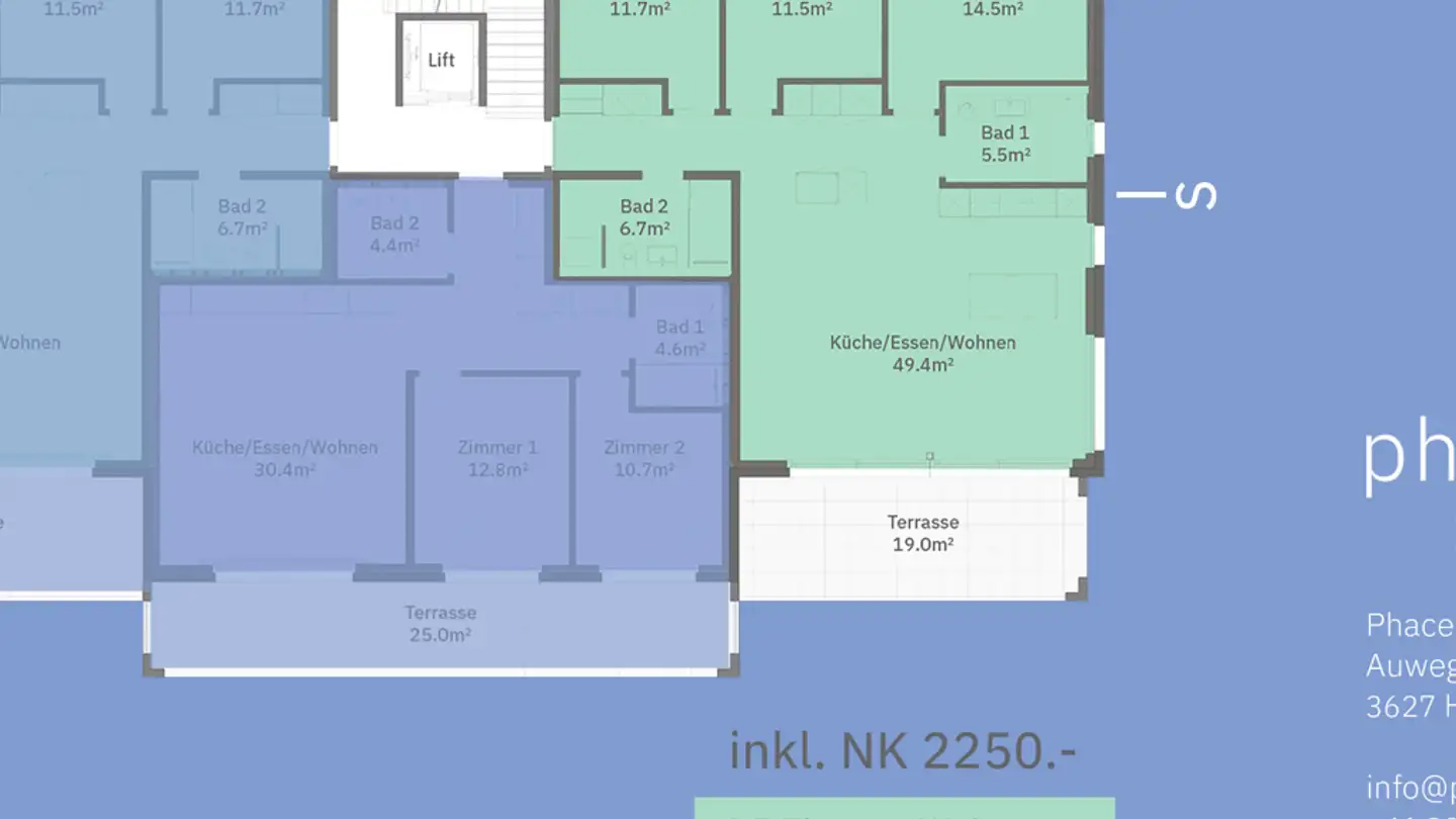 Appartement à louer - Auweg 71, 3627 Heimberg