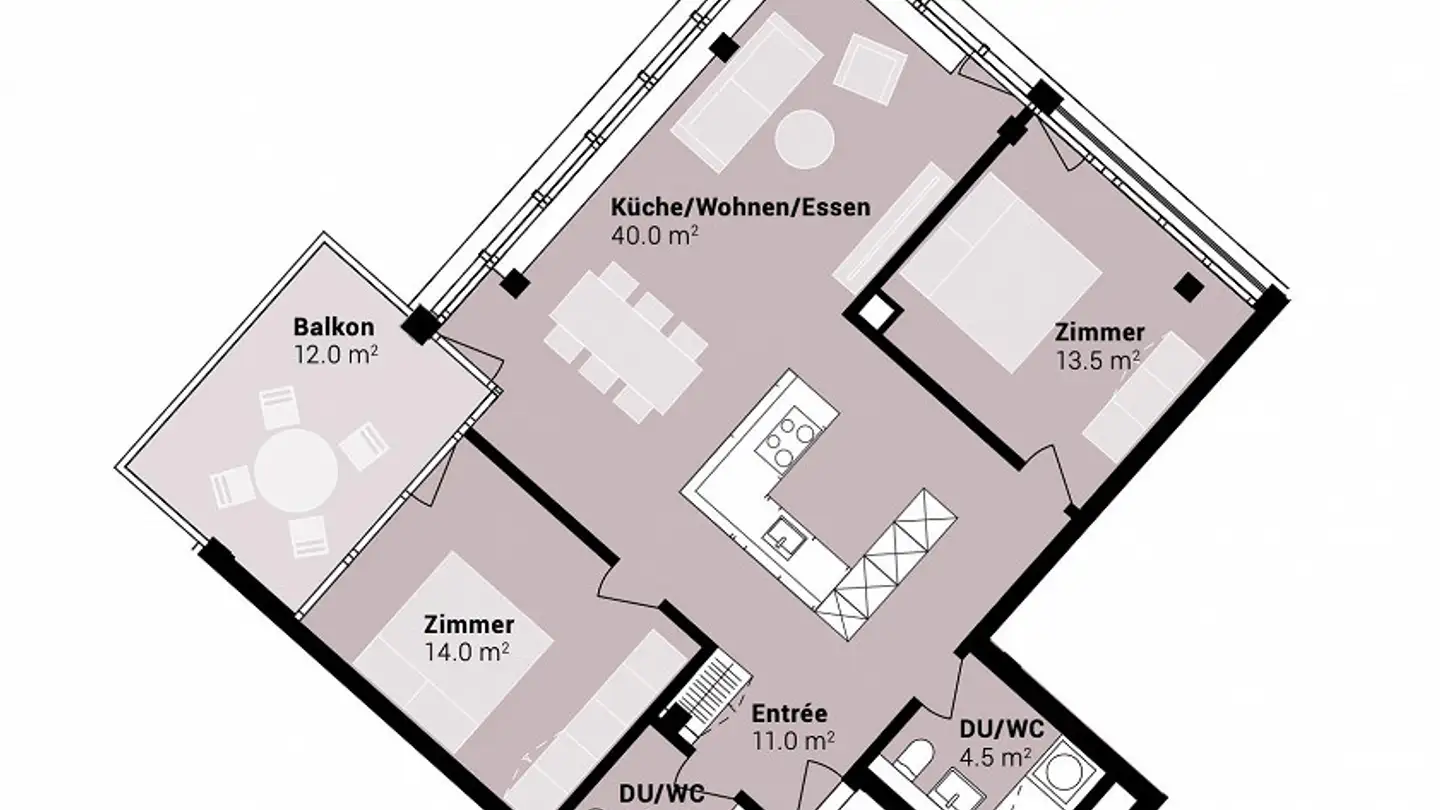 Wohnung mieten - Am Mattenhof 16, 6010 Kriens - Foto 2