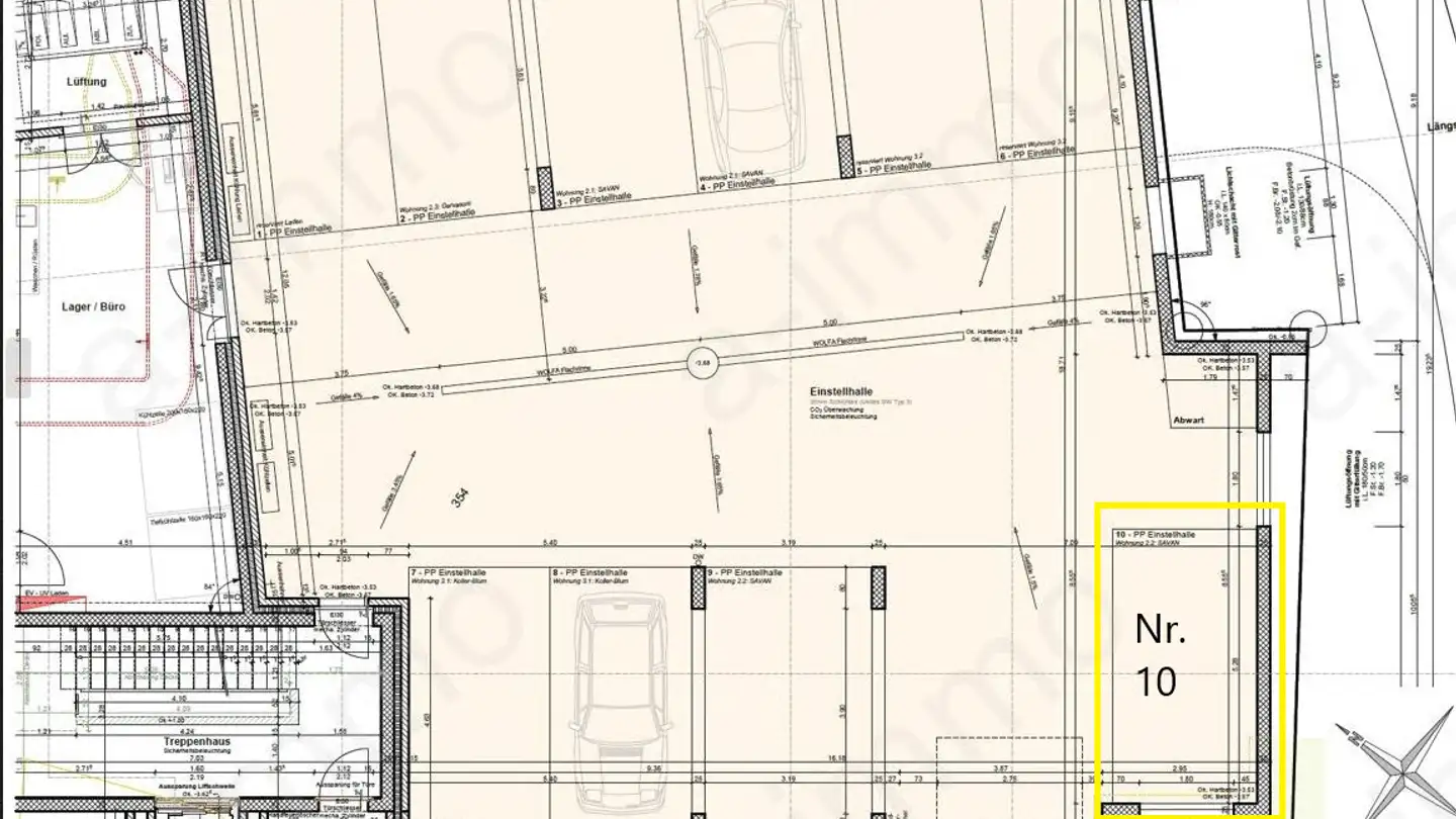 Tiefgaragenstellplatz mieten - Dorfplatz 1, 6146 Grossdietwil
