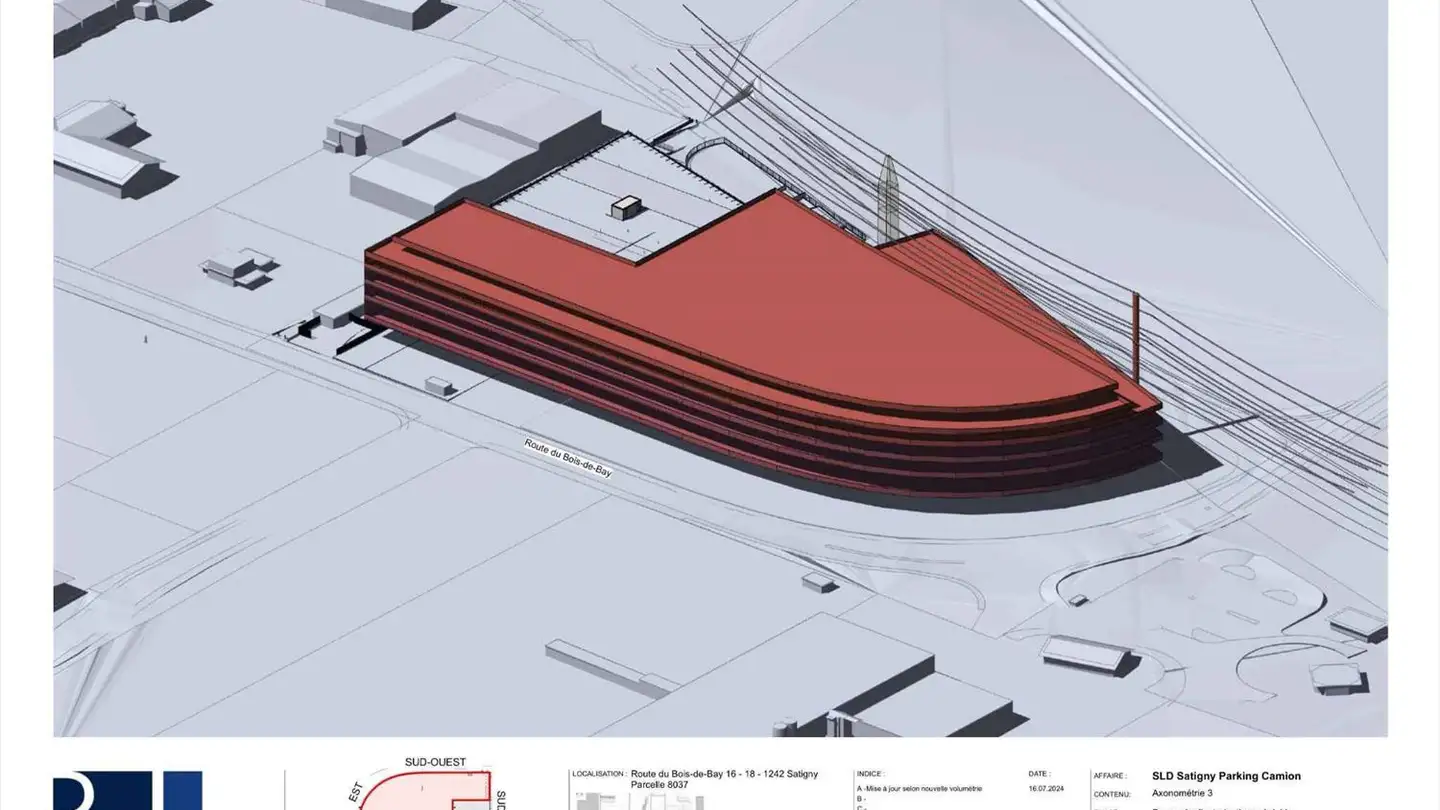 Parcheggio esterno in affitto - Route Du Bois-De-Bay, 1242 Satigny