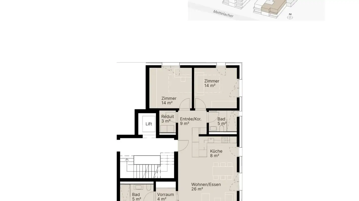 Appartamento in affitto - Mettelacher 9, 8126 Zumikon - Foto 3