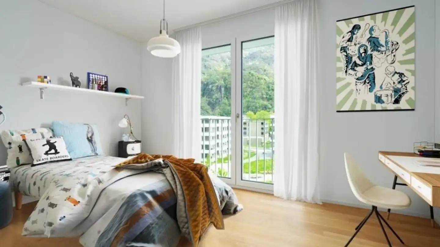 Apartment for rent - Via Pratocarasso 46b, 6500 Bellinzona - Photo 3