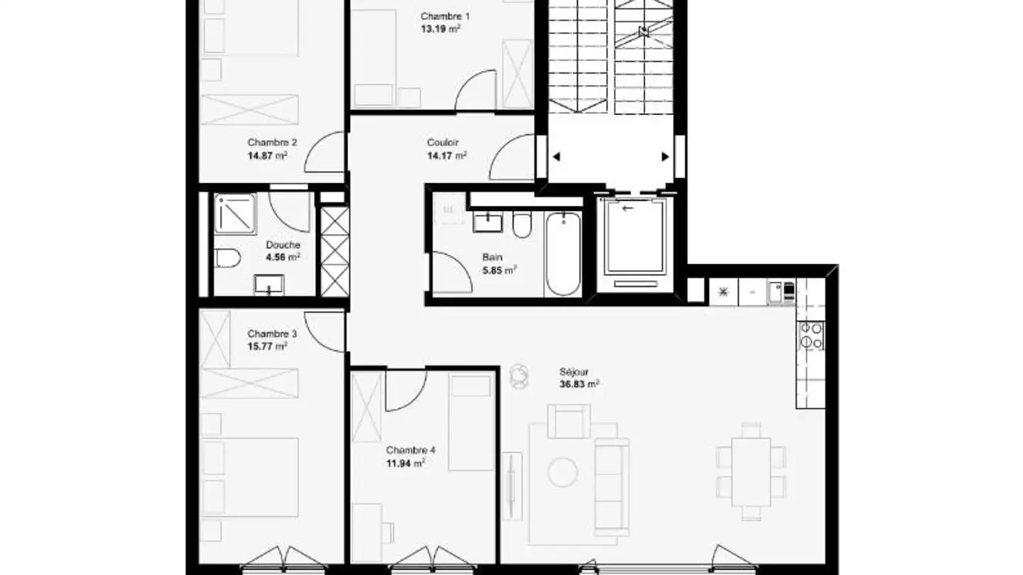 Wohnung kaufen - Route de Neuchâtel, 2088 Cressier NE - Foto 4